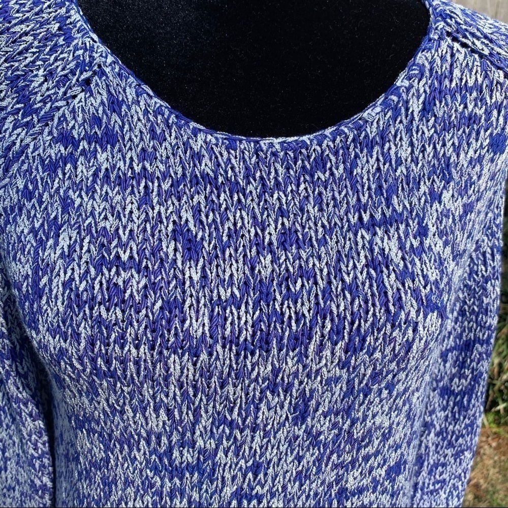 Chaus loose knit tunic sweater long sleeved spring summer layering